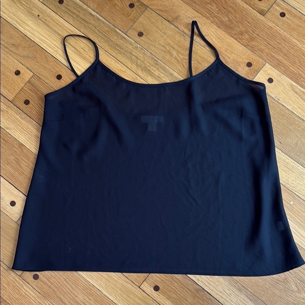 Charter Club Women Black Cami Camisole Tank Sleeveless Size 16